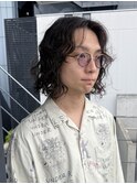 メンズボブパーマ