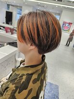 アース 札幌駅前店(HAIR&MAKE EARTH) アンブレラカラーオレンジ