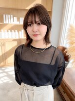 ユラギ フロム ユイマァル 倉敷(YURAGI from YUIMARL)&nbsp;倉敷レイヤーボブ20代30代40代顔周りカットベージュカラー