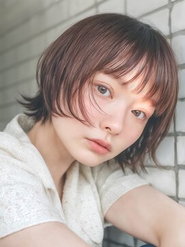 エーバイフー 江坂店(A BY WHO) A BY WHO/小顔レイヤー/レイヤーボブ/ショートカット/韓国風
