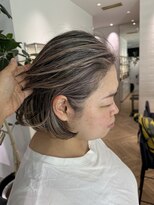 ステア ケース(stair case) 地毛残し ハイライト メンテナンス8ヶ月