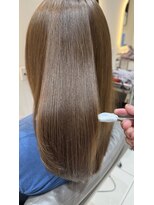 フルー 都立大学店(Fleu r)&nbsp;髪質改善ヘアカラー！ミルクティーベージュ！！