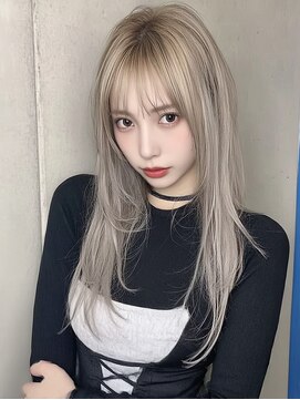 ロッソ 大橋店(Rosso) 明るめベージュの軽やかロング【大橋】