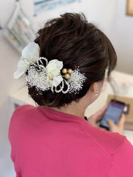 美容室 フラウ 横江店 結婚式ヘアセット