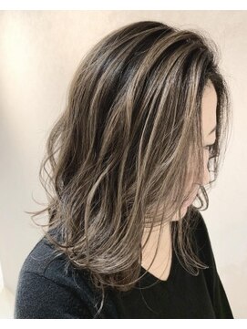 エイクス ヘア デザイン×美髪クリニック 千葉(AQs hair design) 筋感たっぷりデザインカラー【AQs松尾和樹】