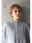 kisaiBUZZ＊西川史浩 美シルエットボブ×ミルクティベージュ