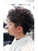 くせ毛風メンズパーマ