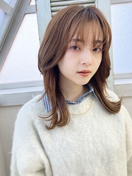 新宿 セイヴィアン ヘアーギャラリー(Savian Hair garelly) 【新宿savian】美髪☆くびれミディアムレイヤー【西武新宿】