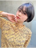 Taylor【大宮】レトロボブ×ブルーブラック