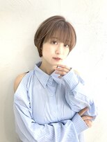 アンド ストーリーズ(&STORIES)&nbsp;大人可愛い小顔ひし形クビレ丸みボブ20代30代大人ショート