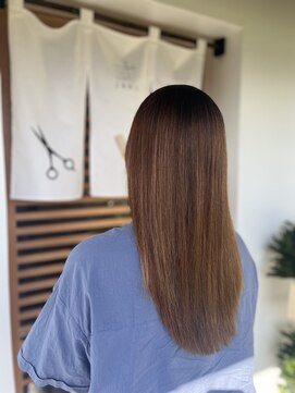 ミキカミ クオライン縮毛矯正でまとまりよく