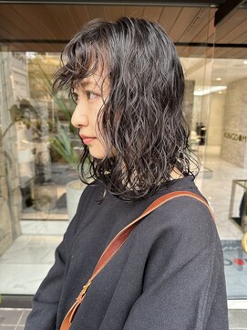 キングダム 港南台店 KINGDOM クシャっとパーマ