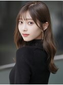 似合わせ前髪美髪ケアカラーエアリーロングピンクブラウン