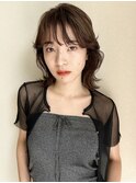 結べるボブレイヤーカット顔まわりカット後毛カットワンカール