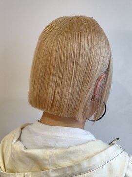 サロンドジョー(salon de joe) ケアブリーチダブルカラーインナーカラーハイトーン髪質改善