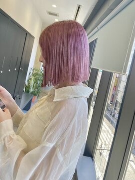 ゴウトゥデイシェアサロン 町田店(GO TODAY SHAiRE SALON) 淡いピンクカラー♪