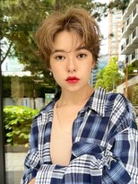 ギークス(GEEKS)&nbsp;【GEEKS渋谷】ミルクティーベージュ/冬カラー/マッシュショート