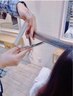 【ミディアム・ロングの方へ】完璧な毛量調整と小顔カット＋髪質改善カラー