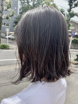 エミュ 伏見 国際センター(emu) ナチュラルボブ/外ハネ/ハイライト/艶カラー/艶ボブ/名駅/