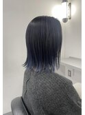切りっぱなし＋ブルー