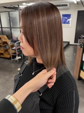 ジルブラン 京都(JIL BLAN) ハイライトバレイヤージュダブルカラーケアブリーチ20代30代