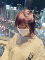 トリコ 梅田茶屋町店(trico)&nbsp;ラベンダーカラー × リボンアレンジ