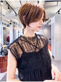ミニウルフレイヤーカット顔周りカット前髪カットショート/柏柏
