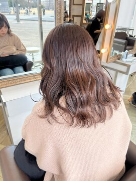 コワファースト 大分(COIFF1RST) ブリーチなし!ブラウンカラー