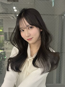 ユーフォリア 渋谷グランデ(Euphoria SHIBUYA GRANDE) 韓国ガーリーヘア くびれ巻き 顔周りカット