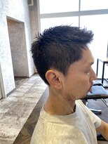 ステレオ ヘアデザイン 安城店(STEREO HAIR DESIGN)&nbsp;オシャレ坊主×アップバング（7月）