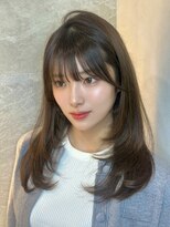 ロンド ルージュ 銀座店(Lond rouge) 暗めカラー/レイヤーカット/マロンベージュ/くすみベージュ/銀座