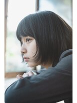 本と美容室 真鶴店 ナチュラルなボブスタイルです。