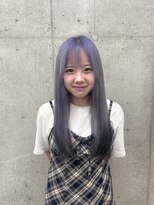 モク 立川(moc)&nbsp;韓国風レイヤーカットブリーチダブルカラー前髪