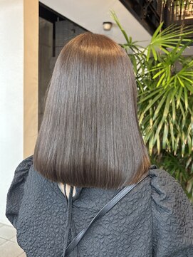 ガーランド(Girland) 【girland】ワンカラーベージュ　韓国風/レイヤーカット