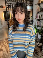 トレンチ(TRENCH)&nbsp;【 TSUJI 】マレット ロング パーマ レイヤー クセ毛風パーマ