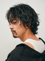 フィフス トウキョウ (fifth TOKYO) 渋谷波巻きパーマメンズカットルーズパーマセンターパートウルフ