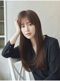 着物ヘア/大人ガーリー/ダークアッシュ/似合わせカット/三宮元町