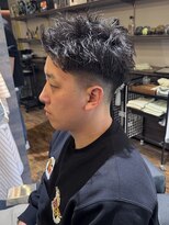 エクファフォーメン(EX-FA FOR MEN)&nbsp;MEN’S HAIR/サーフカール/刈り上げセンターパート/瀬田