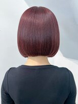 アイティー バイ アルバム 浦和店(IT by ALBUM)&nbsp;ボブミディアム前髪カット小顔おくれ毛_ba573612