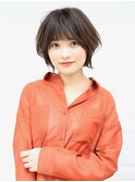 モテ可愛い外ハネショートボブ【中山】