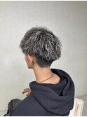 金沢市ホワイトメッシュツイストスパイラルパーマ