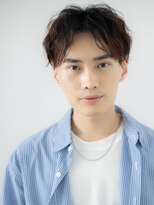 トニーアンドガイ メン 与野駅前店(TONI&GUY MEN)&nbsp;ダークブラウン波巻きツイストスパイラル刈り上げマッシュg与野