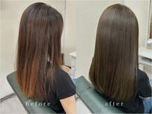スタイルジャパン 新都心店(style JAPAN)の雰囲気（【 髪質改善 × オリーブ系ベージュ 】髪質改善で艶＆潤いアップ）