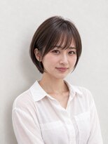 レセ 南柏店(Laissez)&nbsp;丸みショート/大人ショート/モカブラウン/大人かわいい/似合わせ
