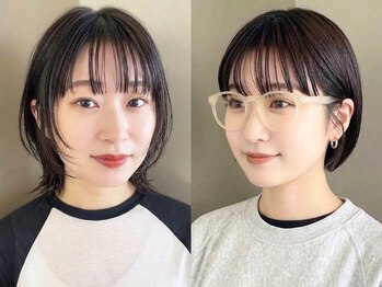 マグサロンギャラリー(Mag salon gallery)の写真/一人一人の骨格や髪質を見極めた似合わせカットでご自宅でもセットしやすいスタイルへ♪ボブ/レイヤー◎