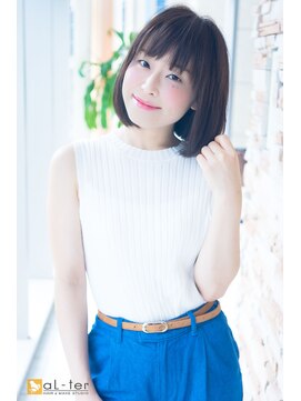 アルターリアン(aL ter LieN) 【aL-ter LieN TAKU】小顔カット☆束間ショート 千葉