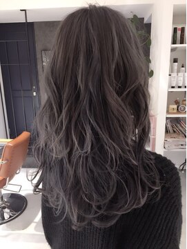 ルフ ヘアーデザイン(ruf hair design) 【ruf hair design】ラベンダーグレージュ セミロング