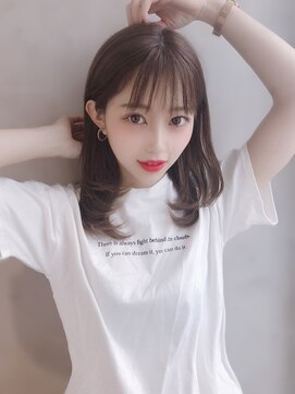 アフロート ルヴア(AFLOAT RUVUA) 30代40代◎大人かわいいワンカール★シースルーバング