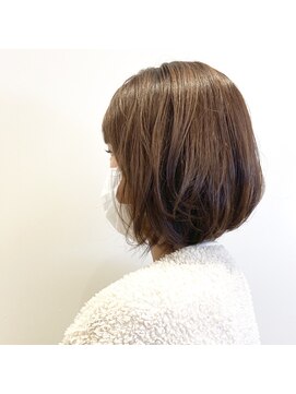 ロンド レグリーズ 立川(Lond leglise) ボブ/ベージュ/ライトベージュ/似合わせカット【深味信也】