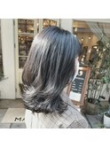 “ナチュラルレイヤー×黒髪”中西英美子